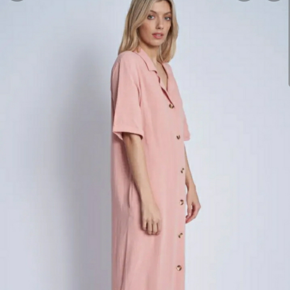 NATIVE YOUTH REVERE COLLAR DRESS SIZE SMALL